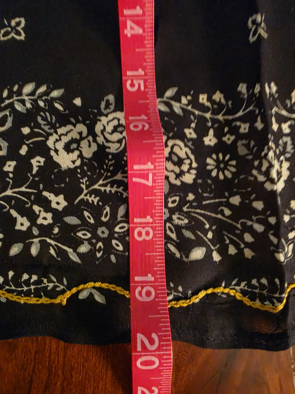 Chan Luu Black Embroidered Bandana